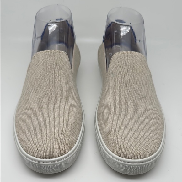 Rothy's The Slip on Beige Sand Knit Fabric Casual Low Top Sneakers Size 8 - Picture 2 of 15